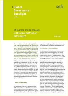 Global Governance Spotlight 3|2013